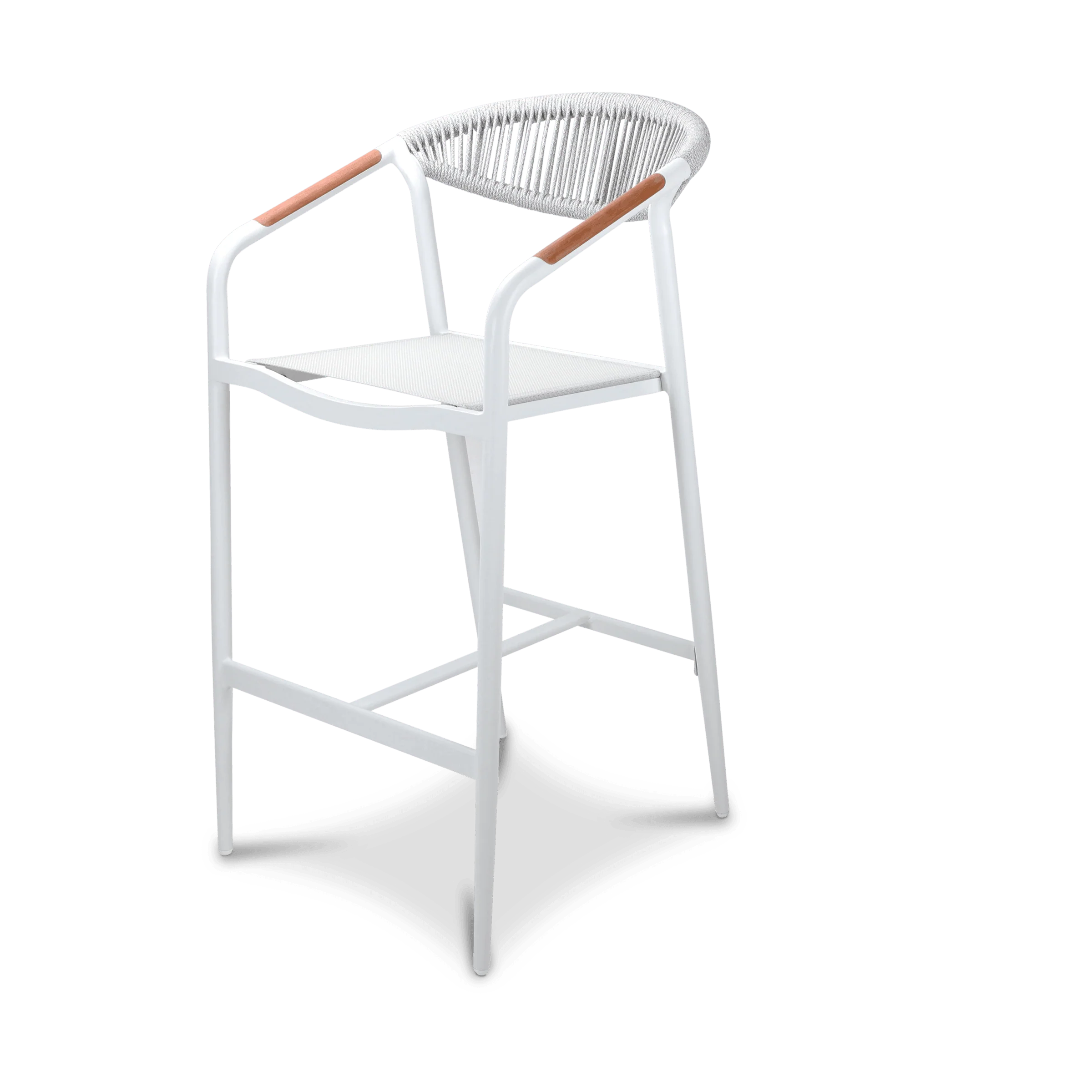 Amalfi Bar Stool in Artic White