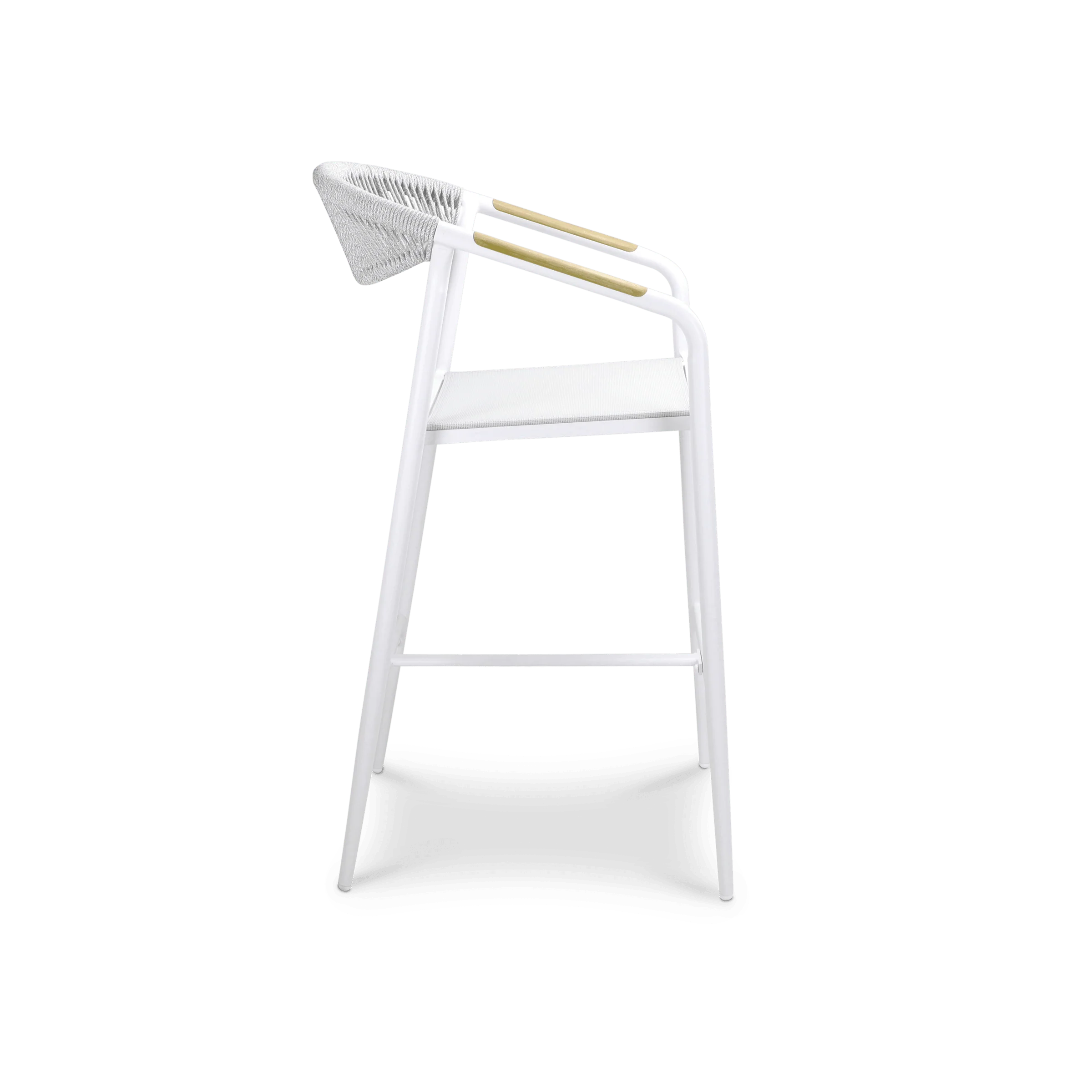 Amalfi Bar Stool in Artic White