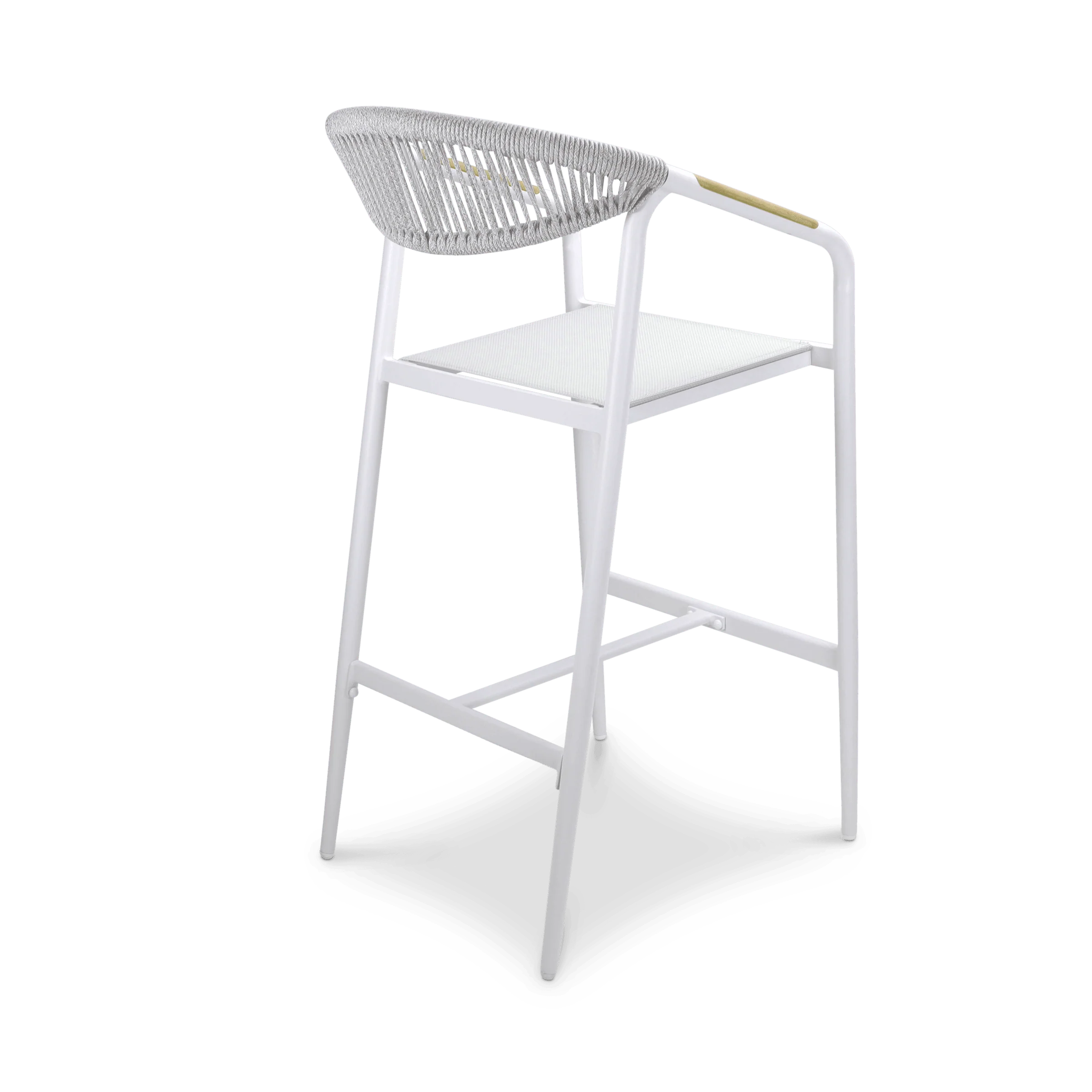 Amalfi Bar Stool in Artic White