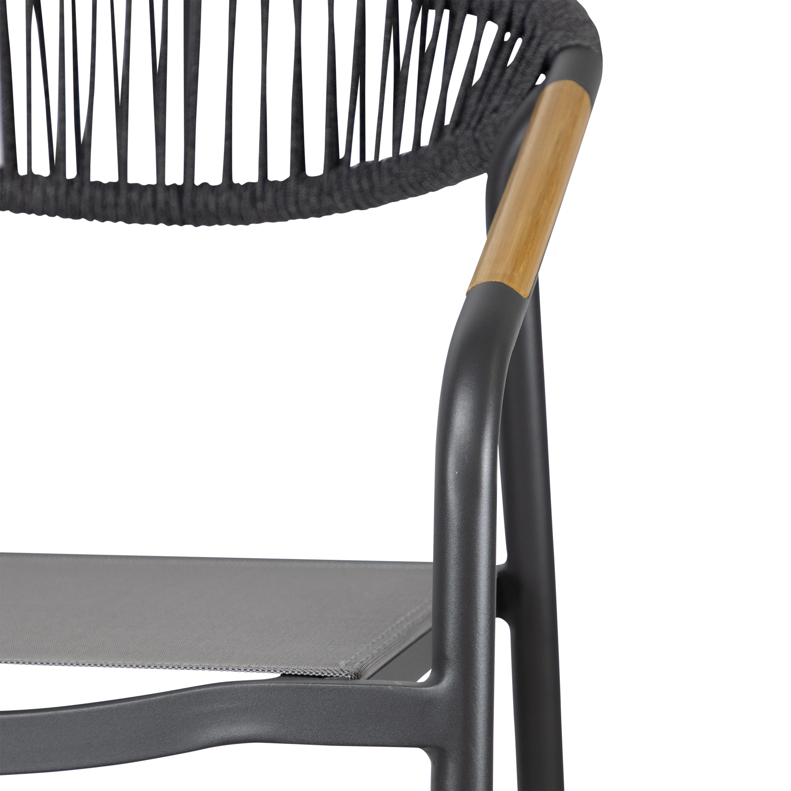 Amalfi Bar Stool in Gunmetal