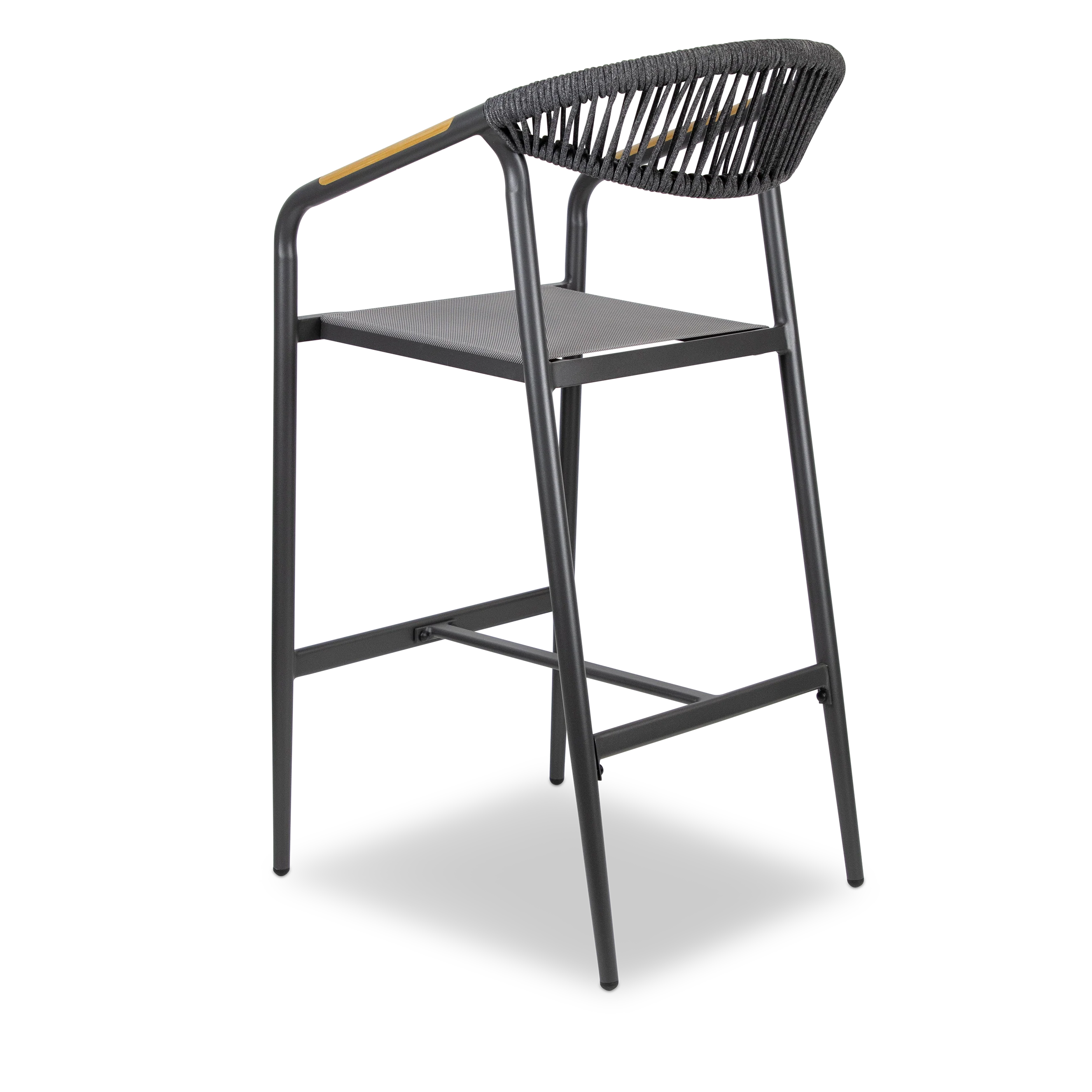 Amalfi Bar Stool in Gunmetal
