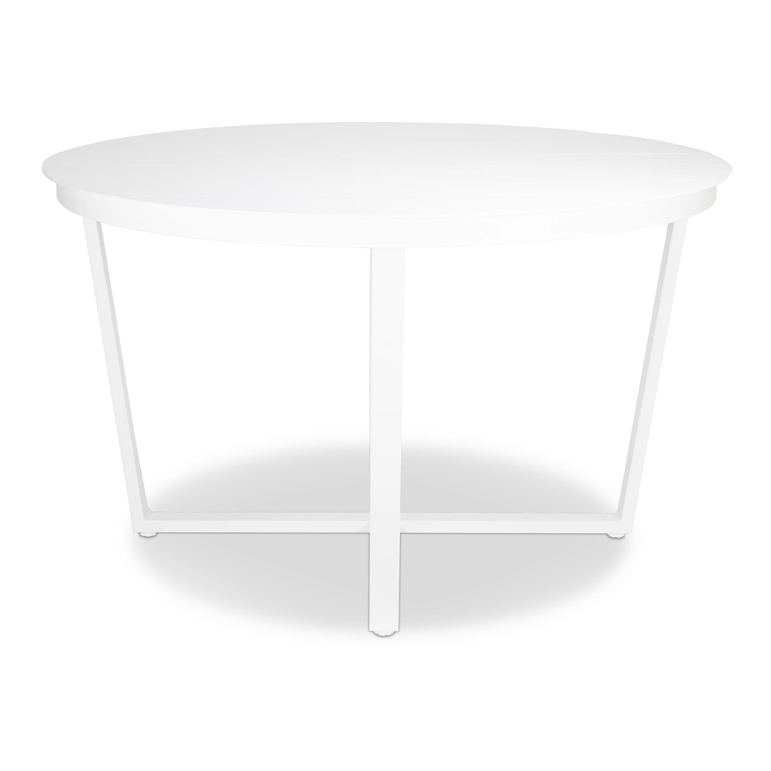 Amalfi Round Outdoor Dining Table in Arctic White
