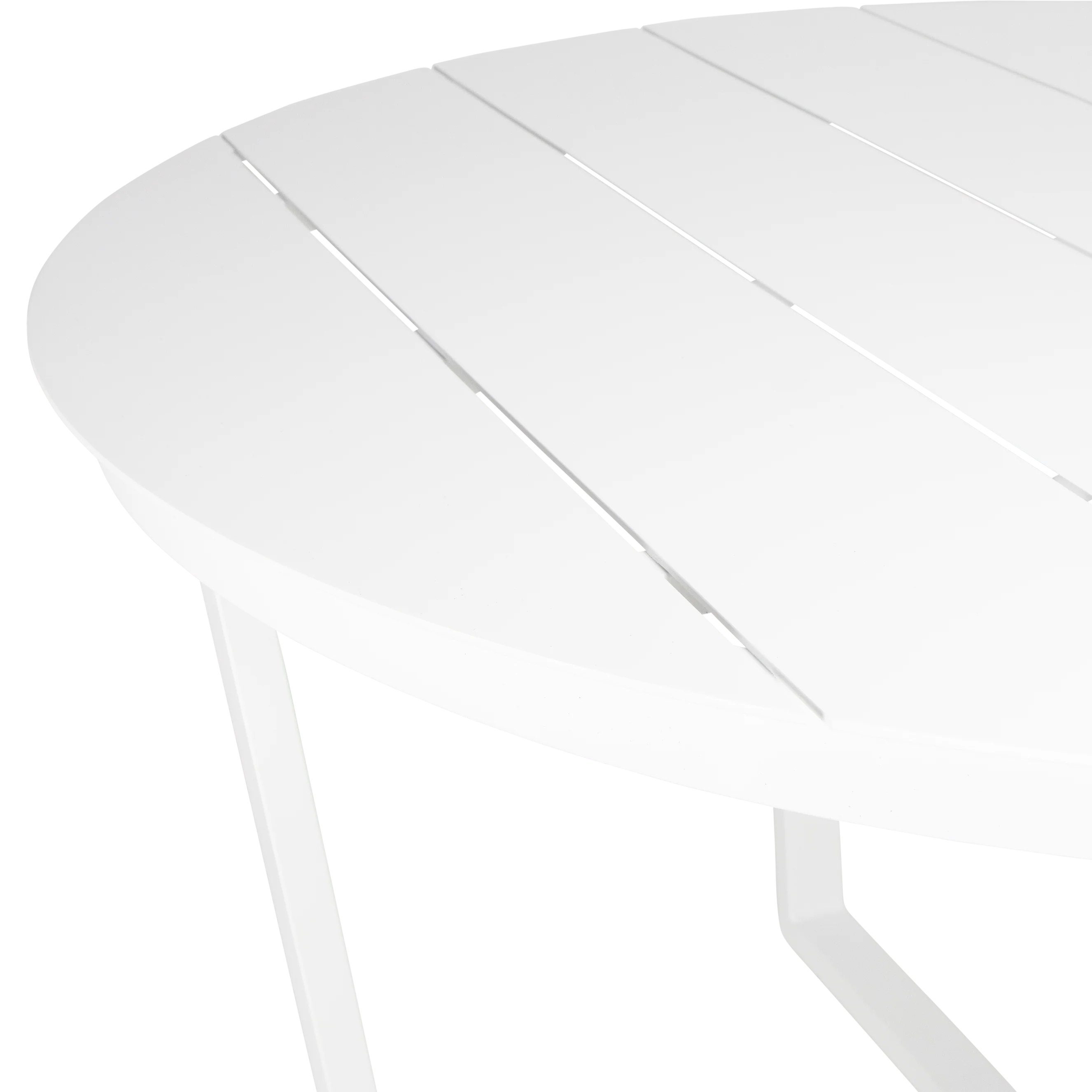 Amalfi Round Outdoor Dining Table in Arctic White