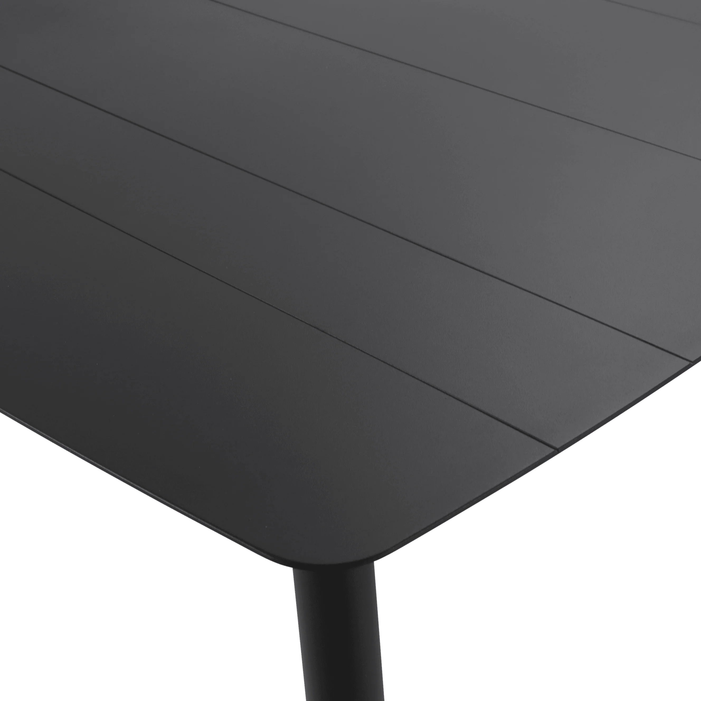 Amalfi Square Dining Table in Gunmetal