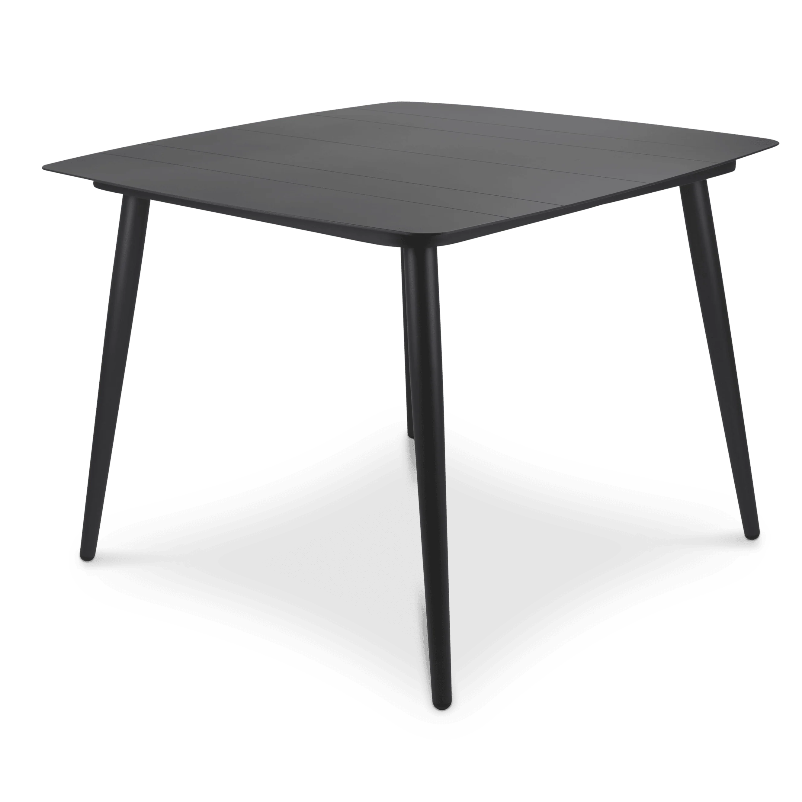 Amalfi Square Dining Table in Gunmetal