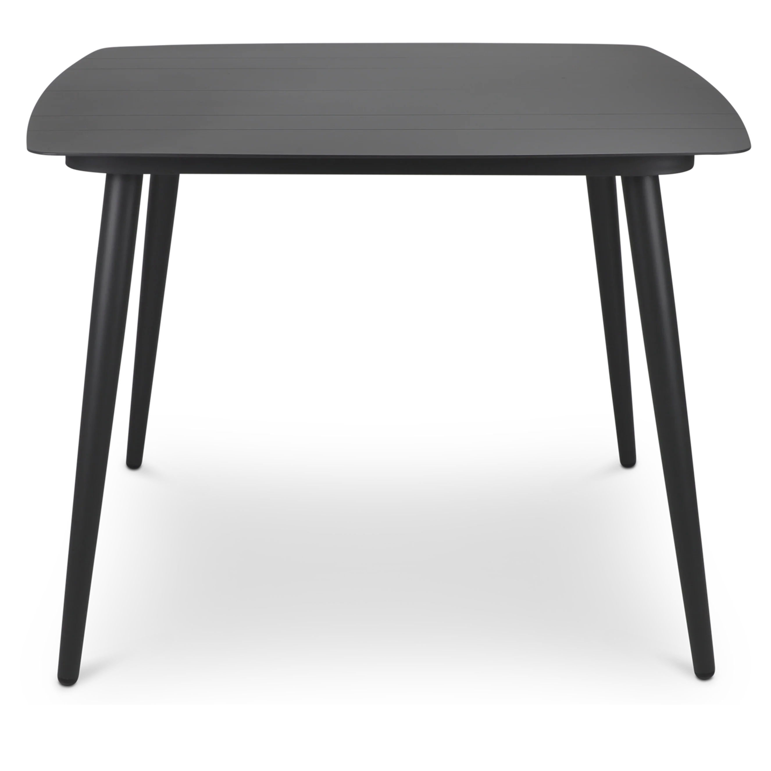 Amalfi Square Dining Table in Gunmetal