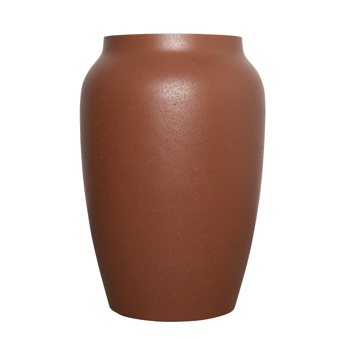 Aphrodite Urn Planter. Burnt Terracotta