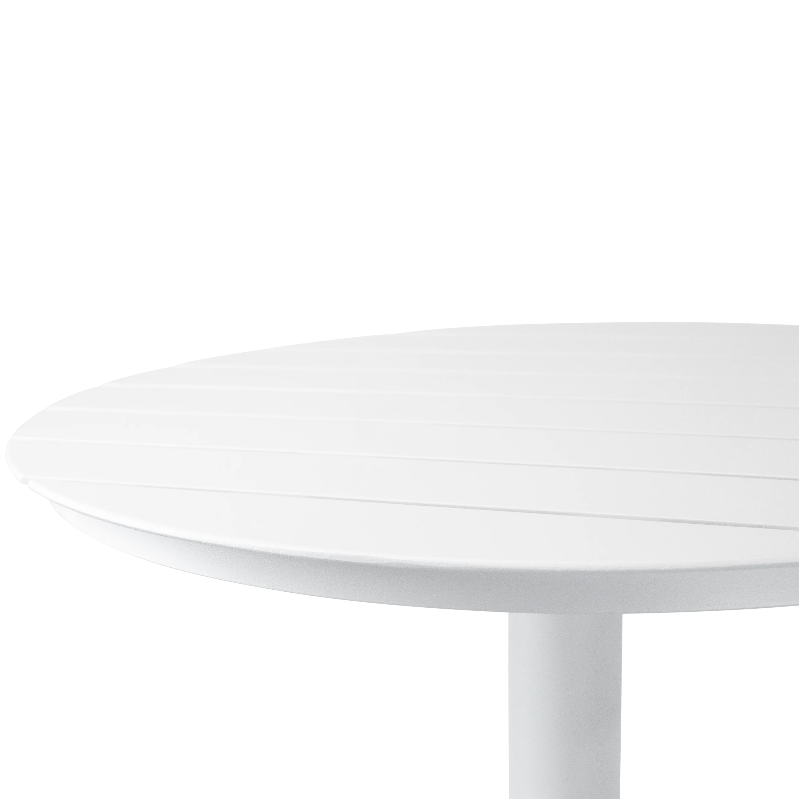 Cafe Round Bar Table in Arctic White