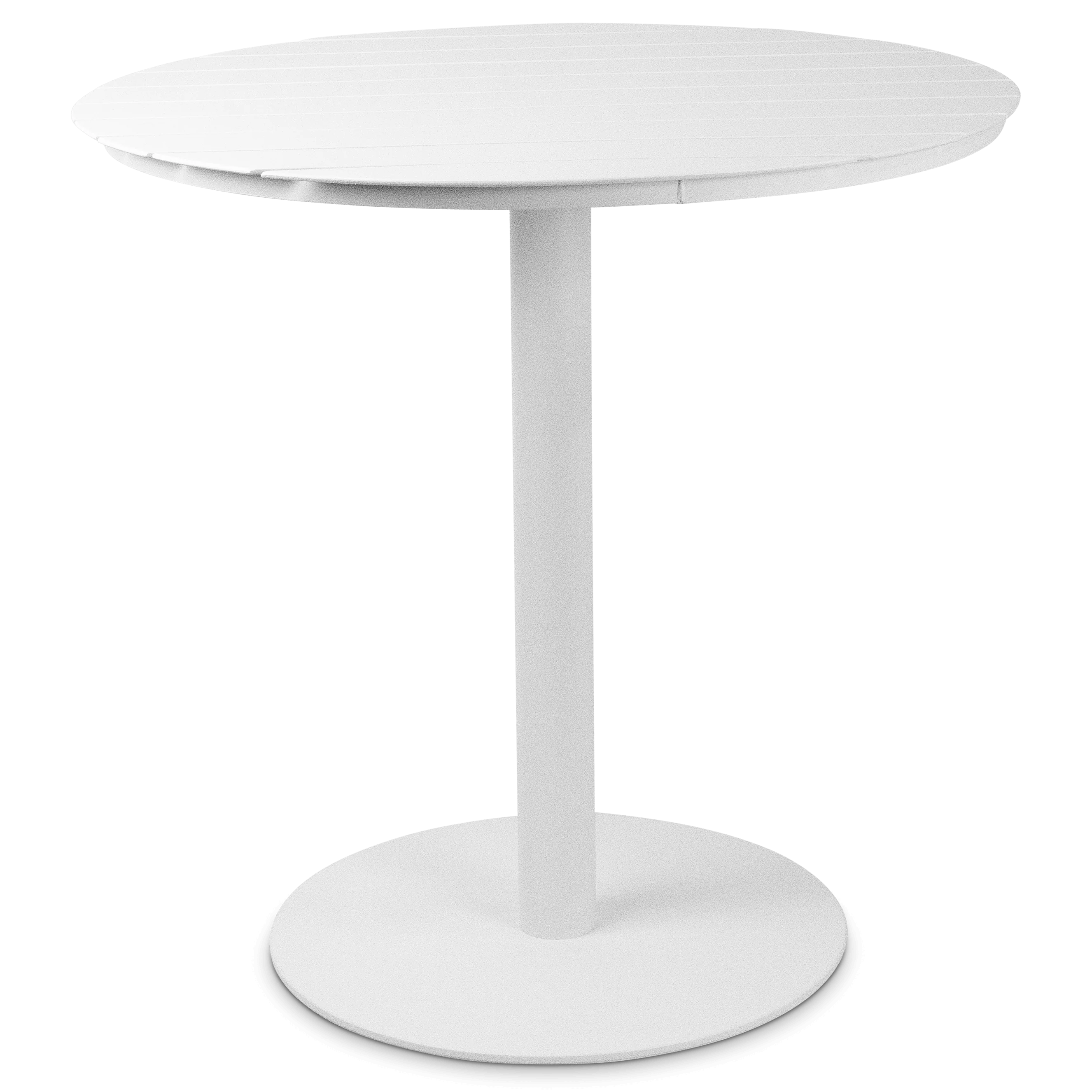 Cafe Round Dining Table in Arctic White