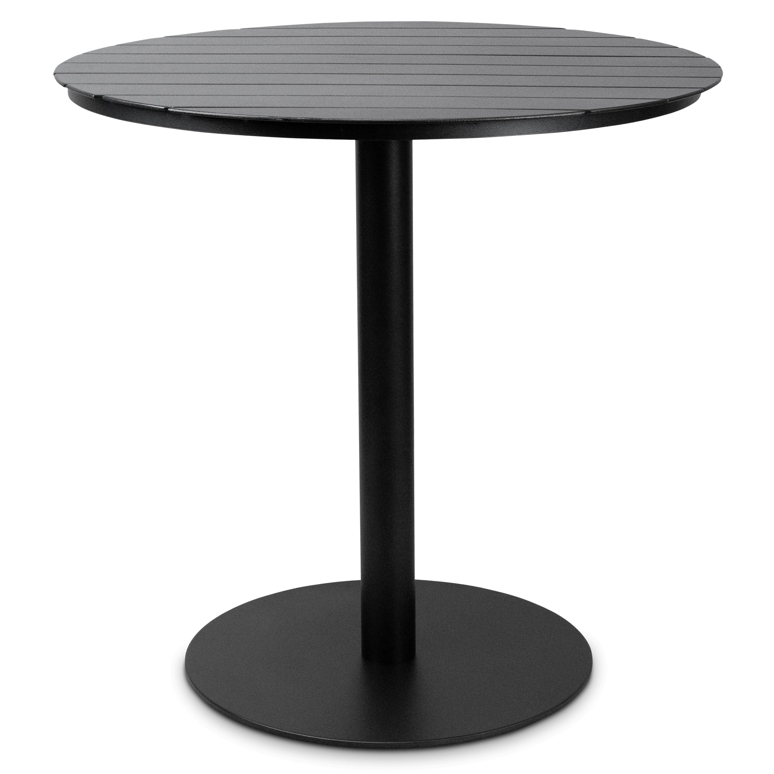 Cafe Round Dining Table in Gunmetal