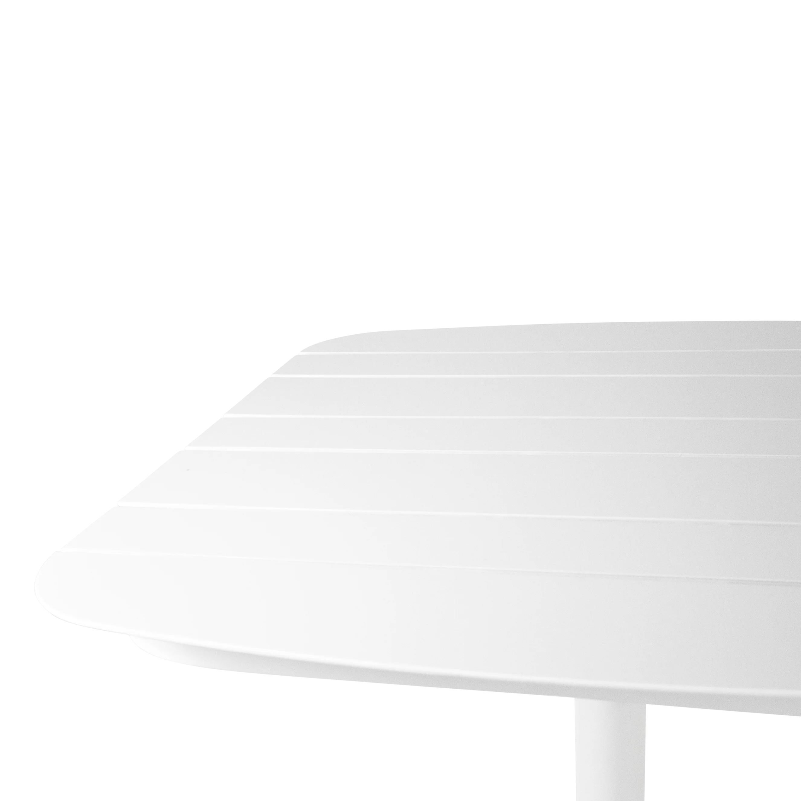 Cafe Square Bar Table in Arctic White