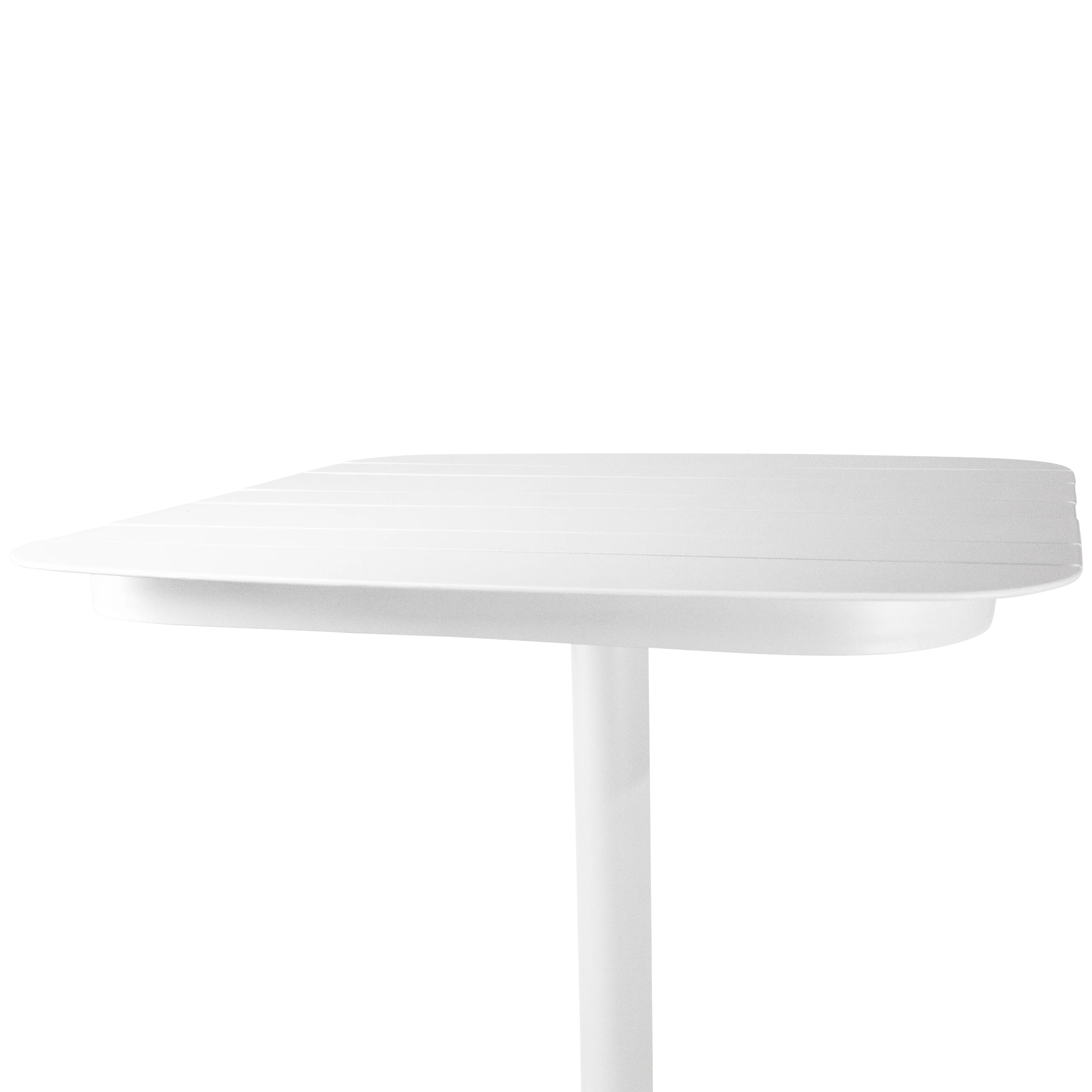 Cafe Square Bar Table in Arctic White