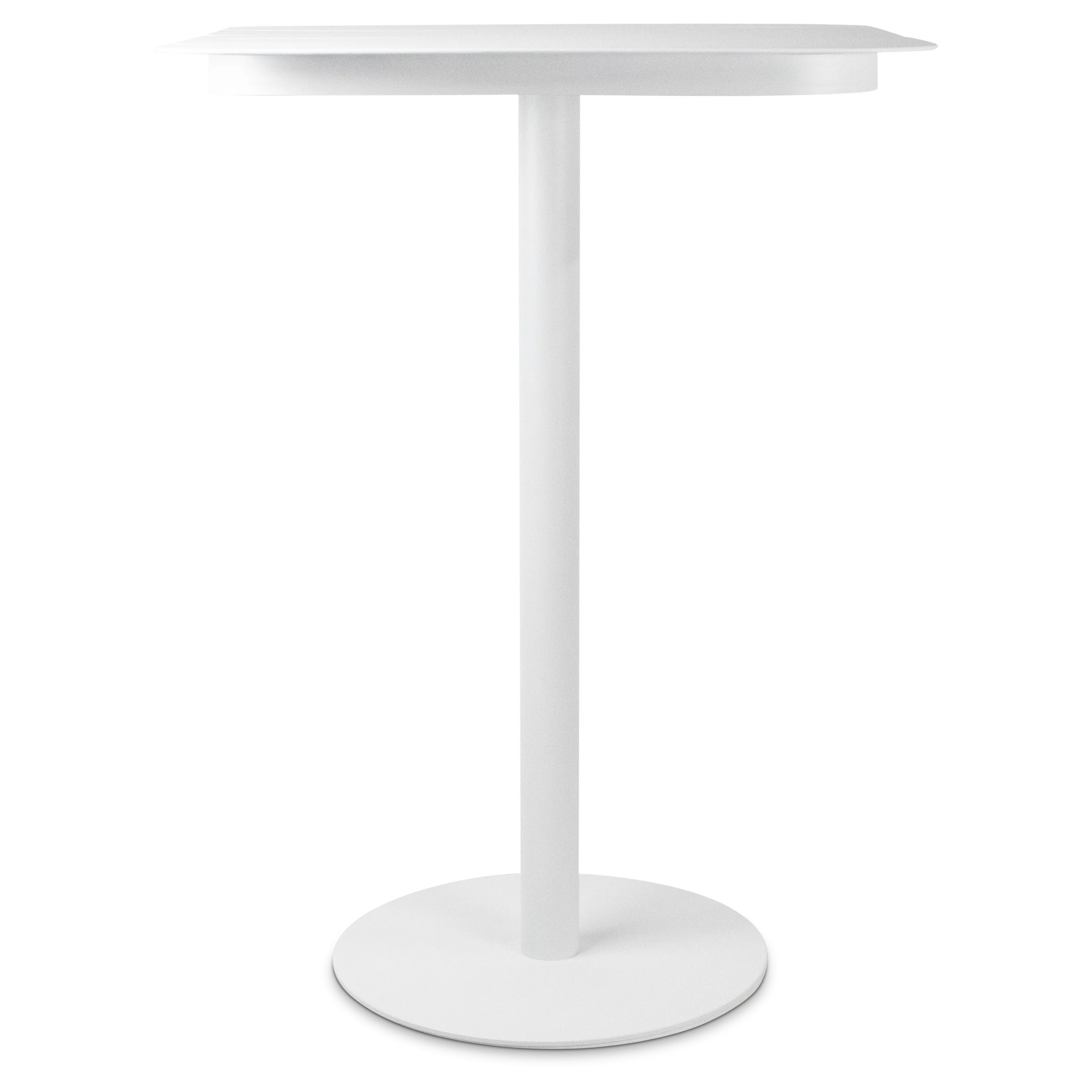 Cafe Square Bar Table in Arctic White