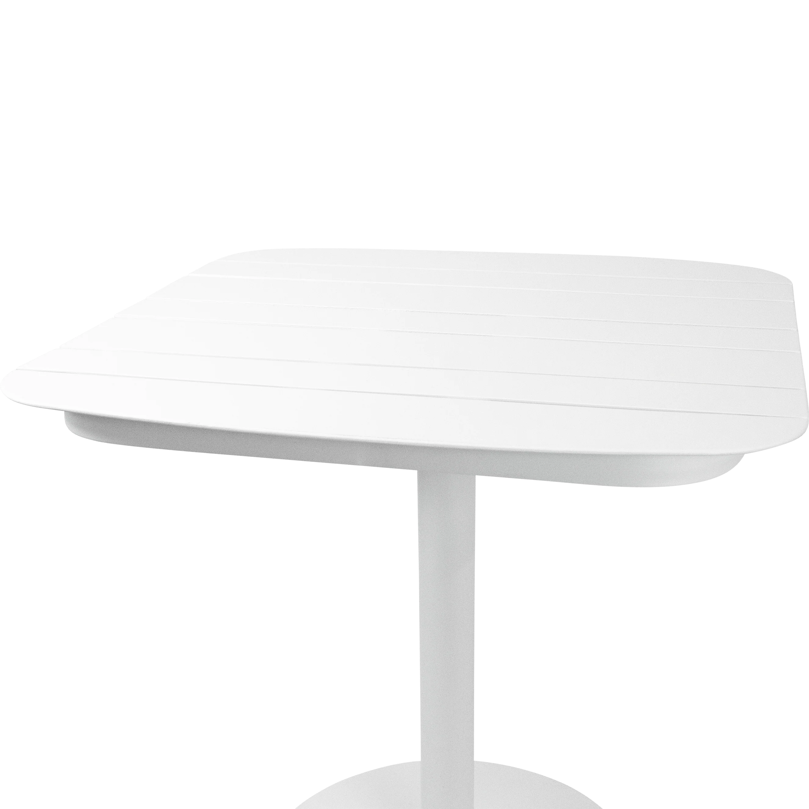 Cafe Square Dining Table in Arctic White