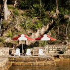 Double Casper Garden Umbrella 2.8m Chestnut