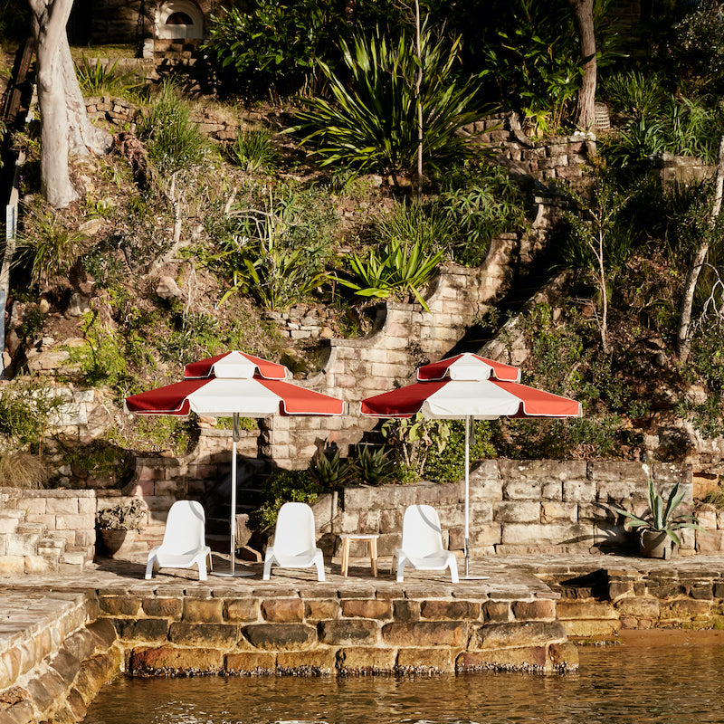 Double Casper Garden Umbrella 2.8m Chestnut