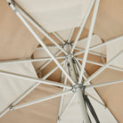 Double Casper Garden Umbrella 2.8m Linen