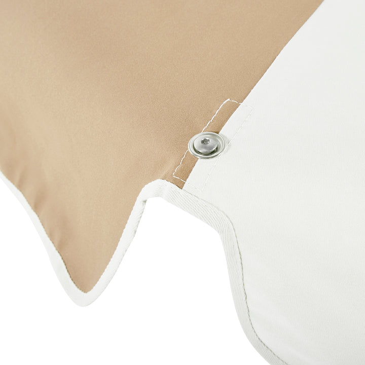 Double Casper Garden Umbrella 2.8m Linen