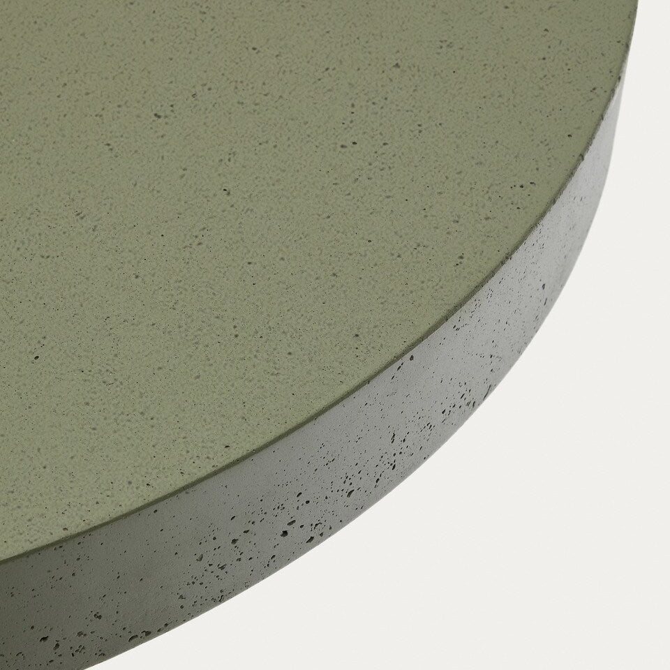 Helios Cement Table - olive leaf