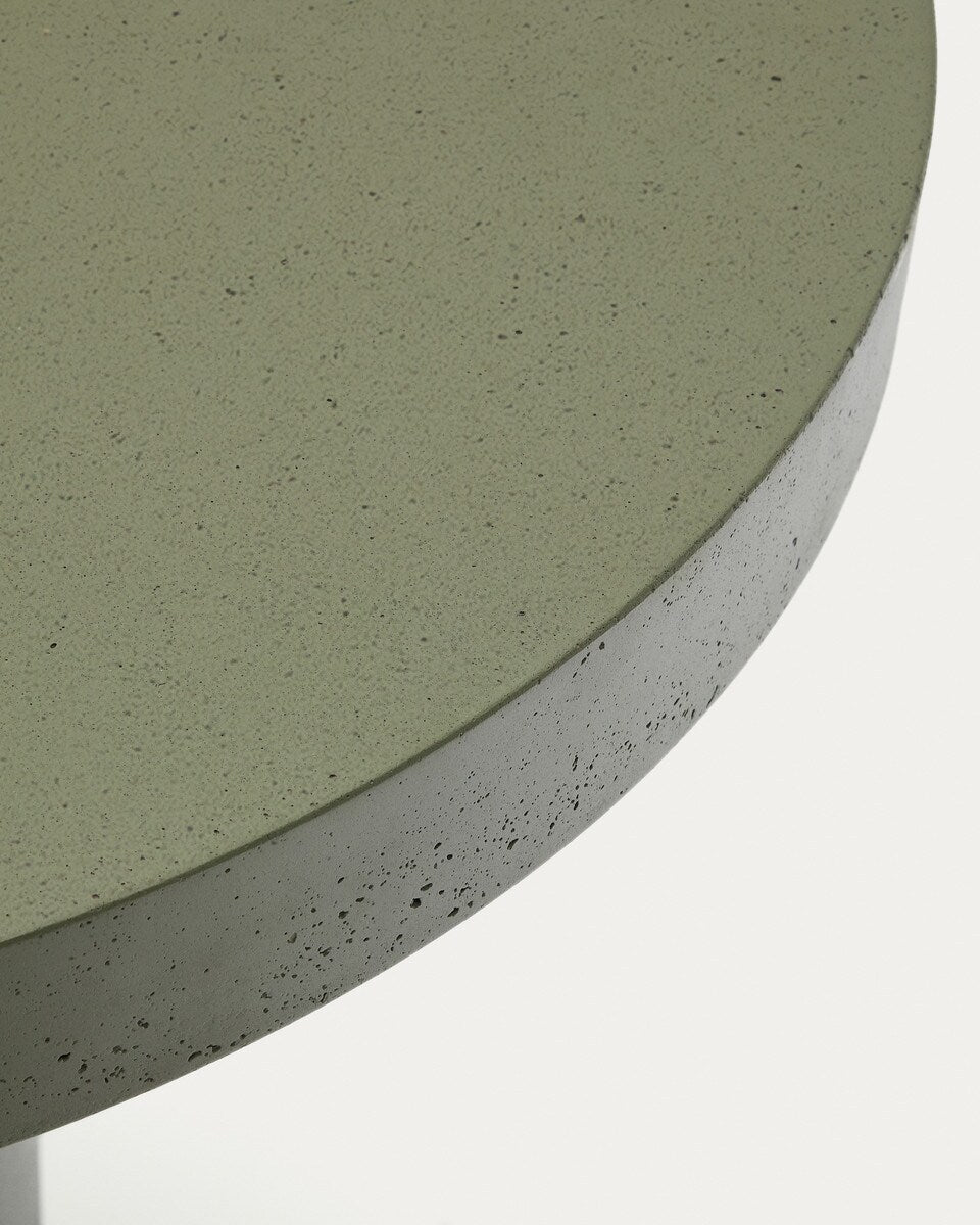 Helios Cement Table - olive leaf