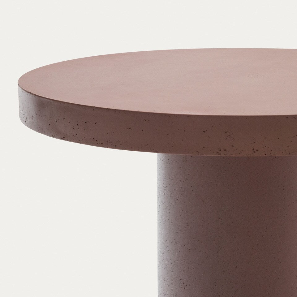Helios Cement Table - terracotta