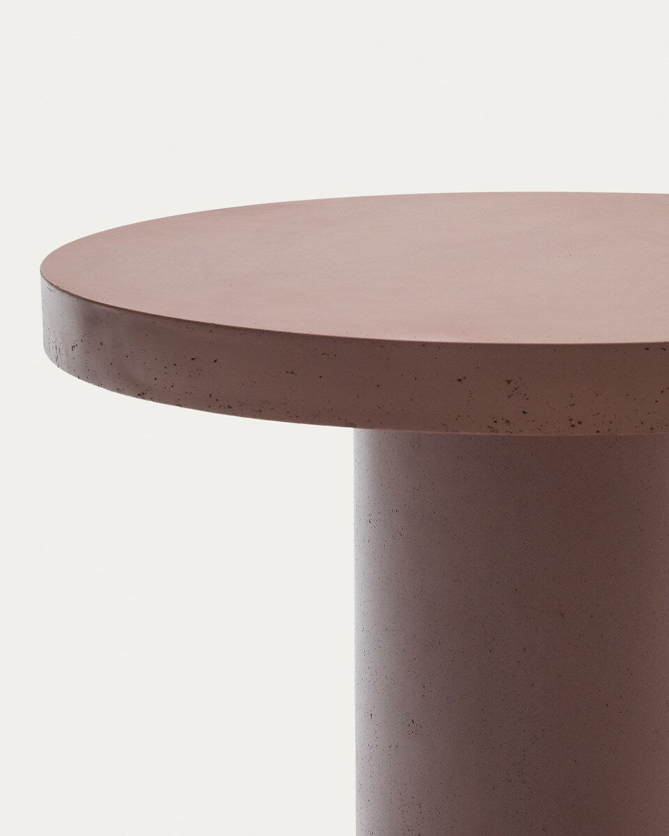Helios Cement Table - terracotta