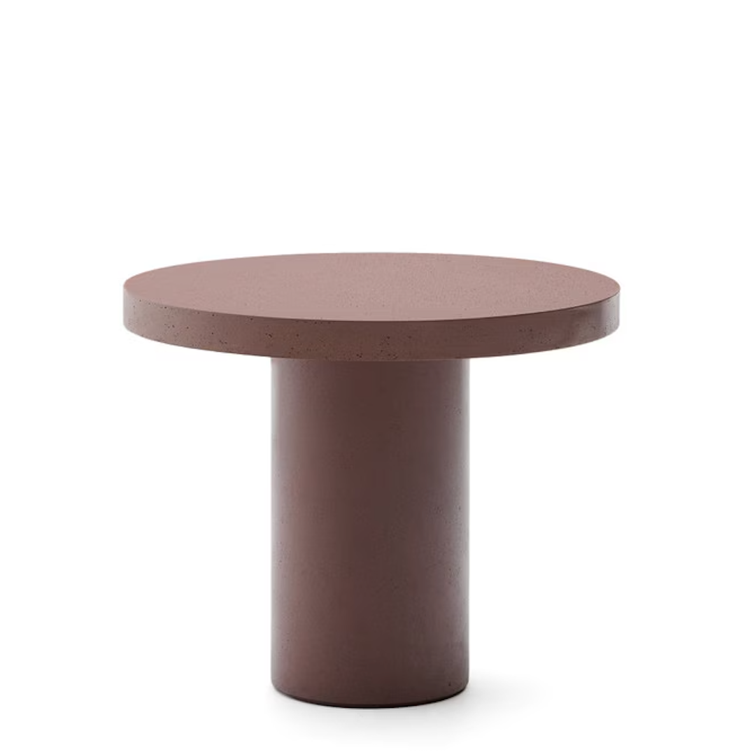 Helios Cement Table - terracotta