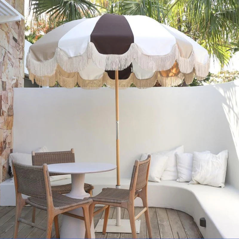 Jardin Garden Umbrella 2.1m Coral Tan