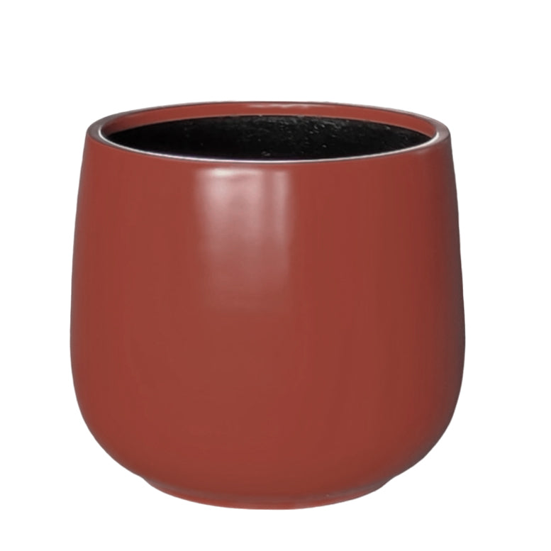 Lightweight Bung Tub Planter Pot Ginger Spice