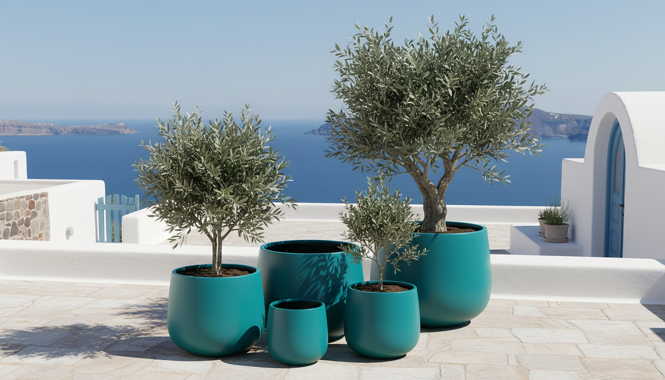 Lightweight Bung Tub Planter Pot Mythos