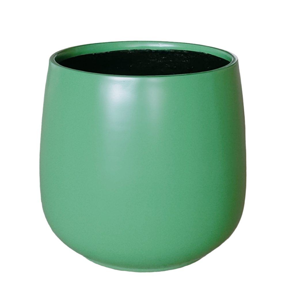 NEW Lightweight Bung Tub Planter Pot in Matt Olive