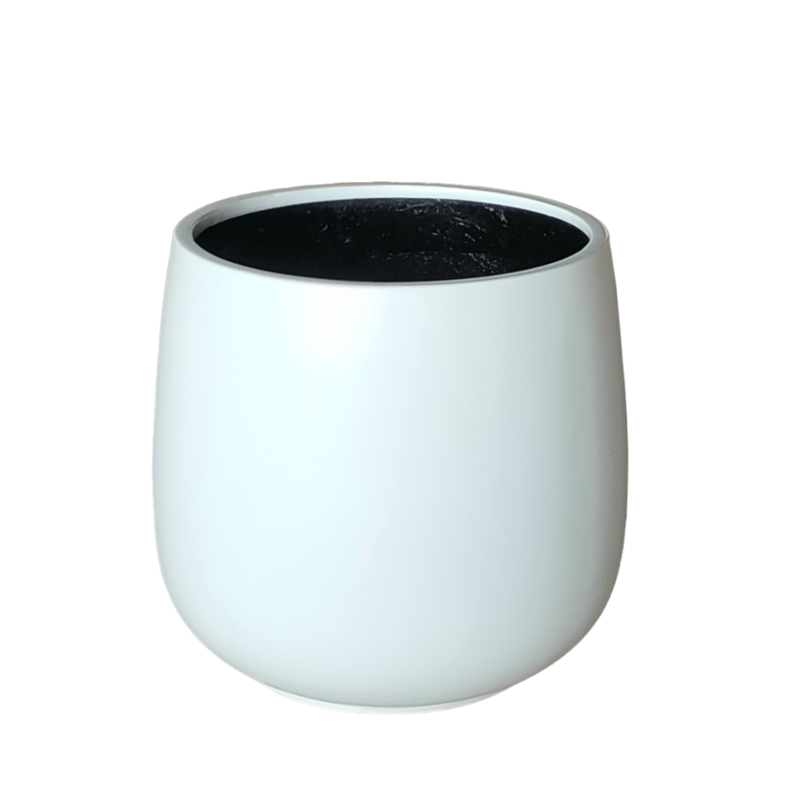 NEW Lightweight Bung Tub Planter Pot in Matt White