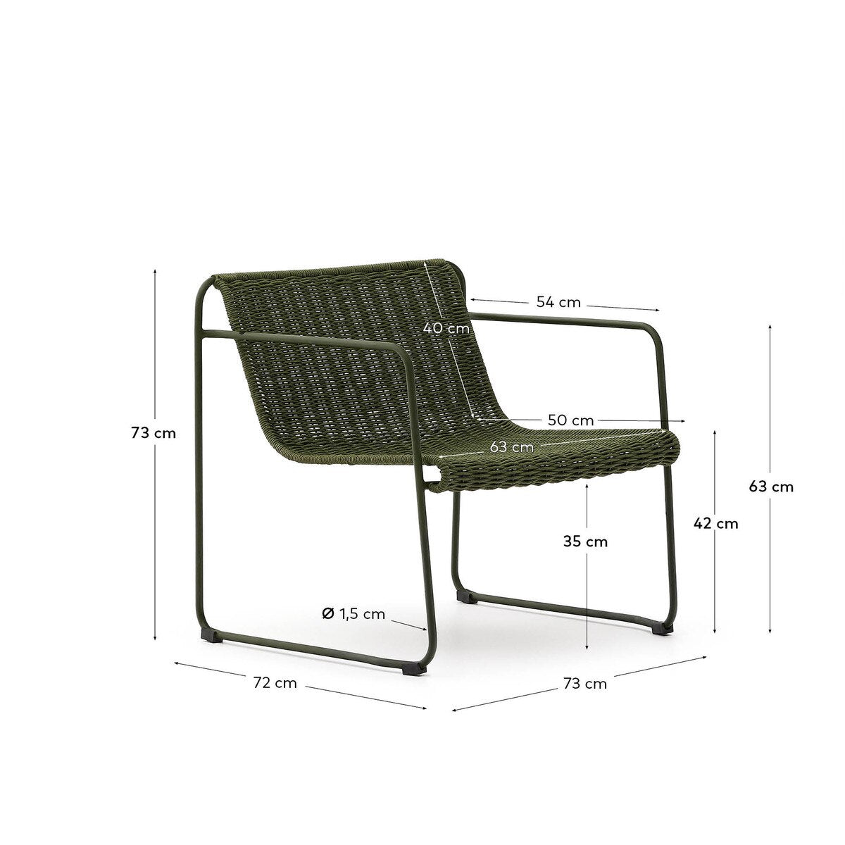 Poseidon Easy chair in Horta