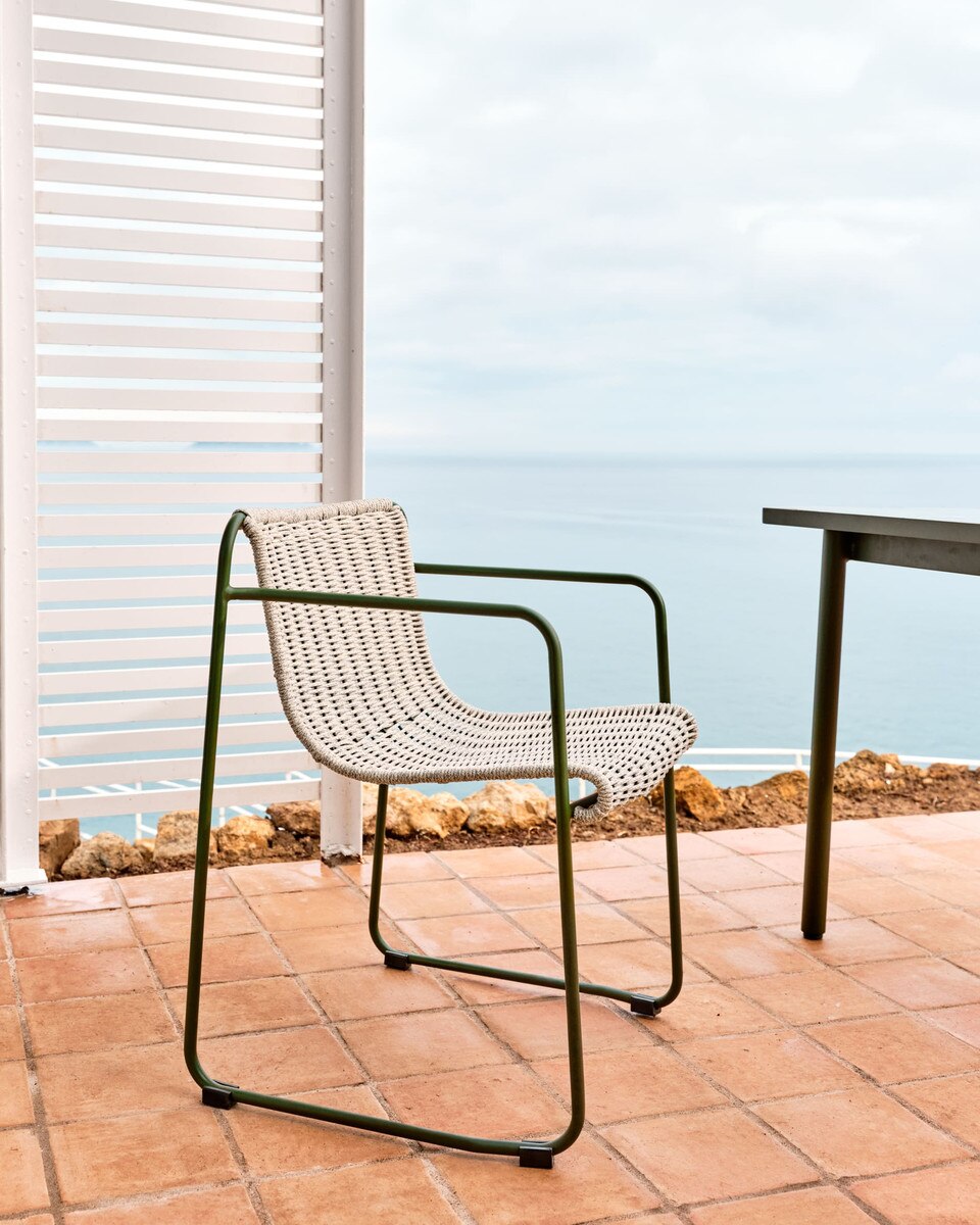 Poseidon chair in Pumice