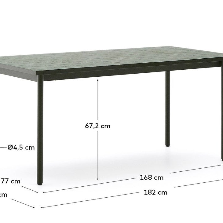 Poseidon dining table in Horti Green