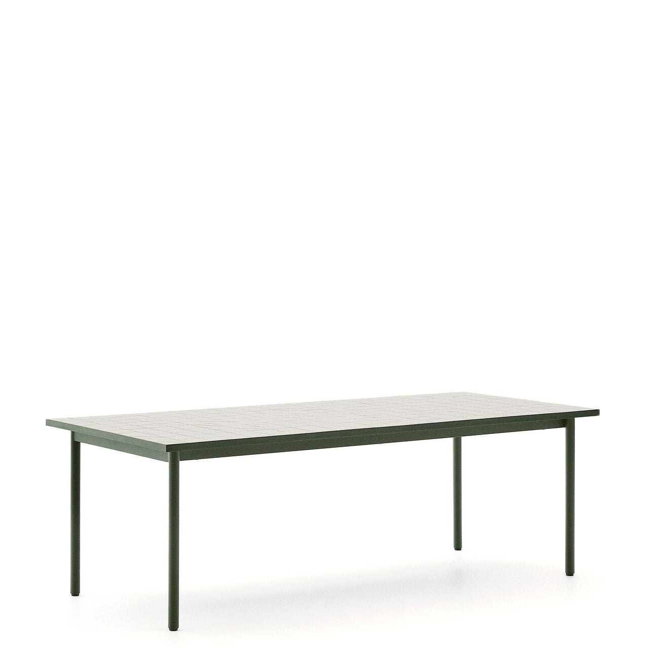 Poseidon dining table in Pumice White