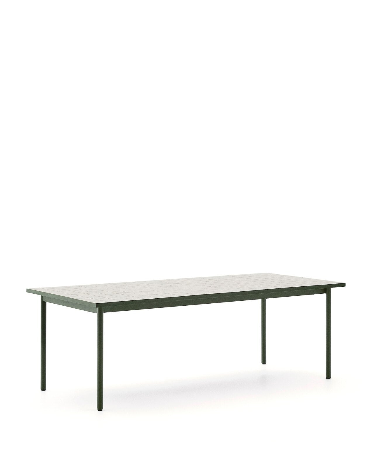 Poseidon dining table in Pumice White