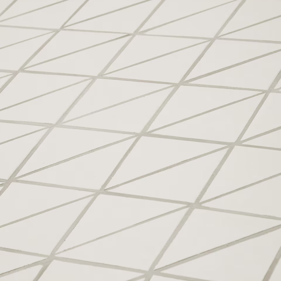Poseidon dining table in Pumice White