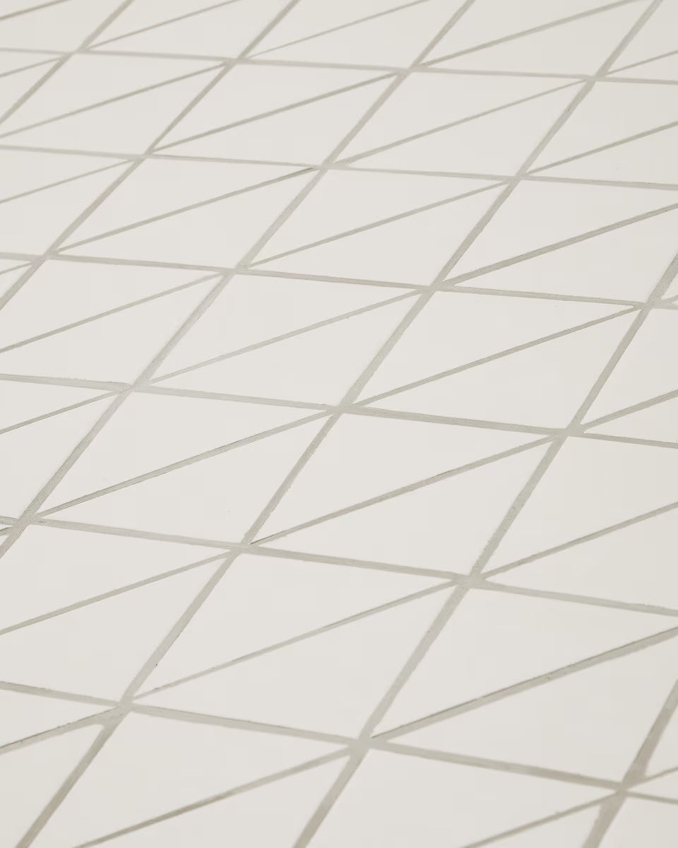 Poseidon dining table in Pumice White