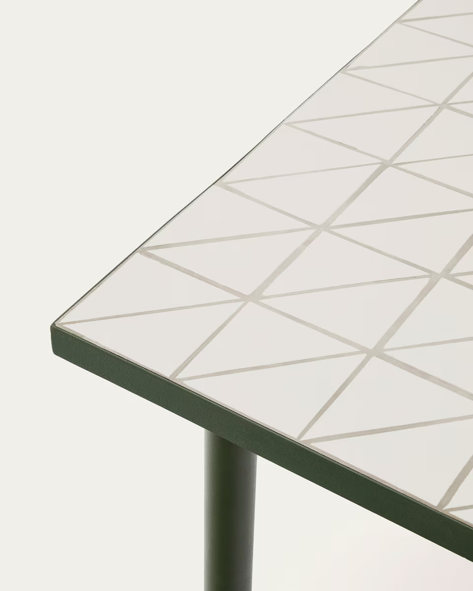 Poseidon dining table in Pumice White