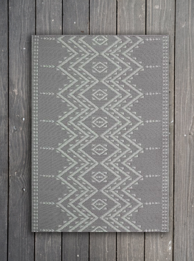 Sand Tribal Recycled Outdoor Rug