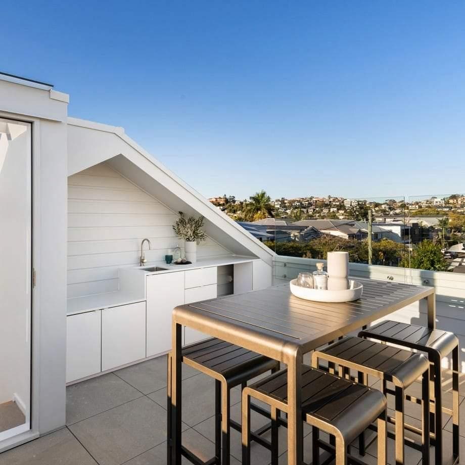 Santorini Bar Table in Gunmetal