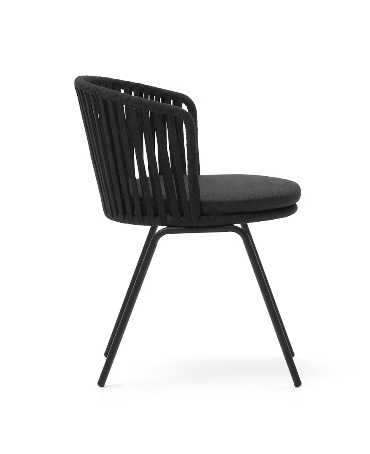 Sardinia Rope Chair - Charcoal