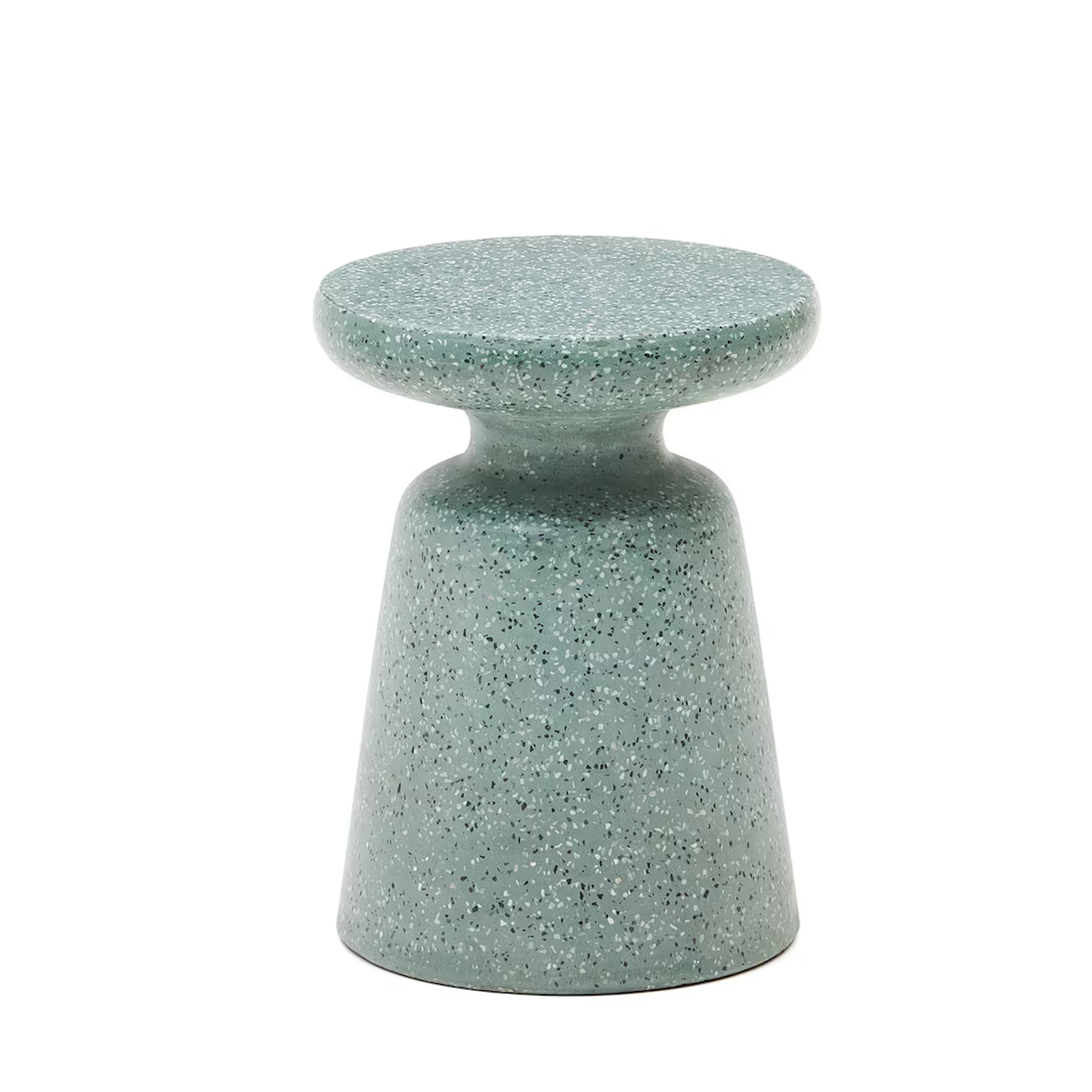 Terrazzo Side Table/ Stool Green