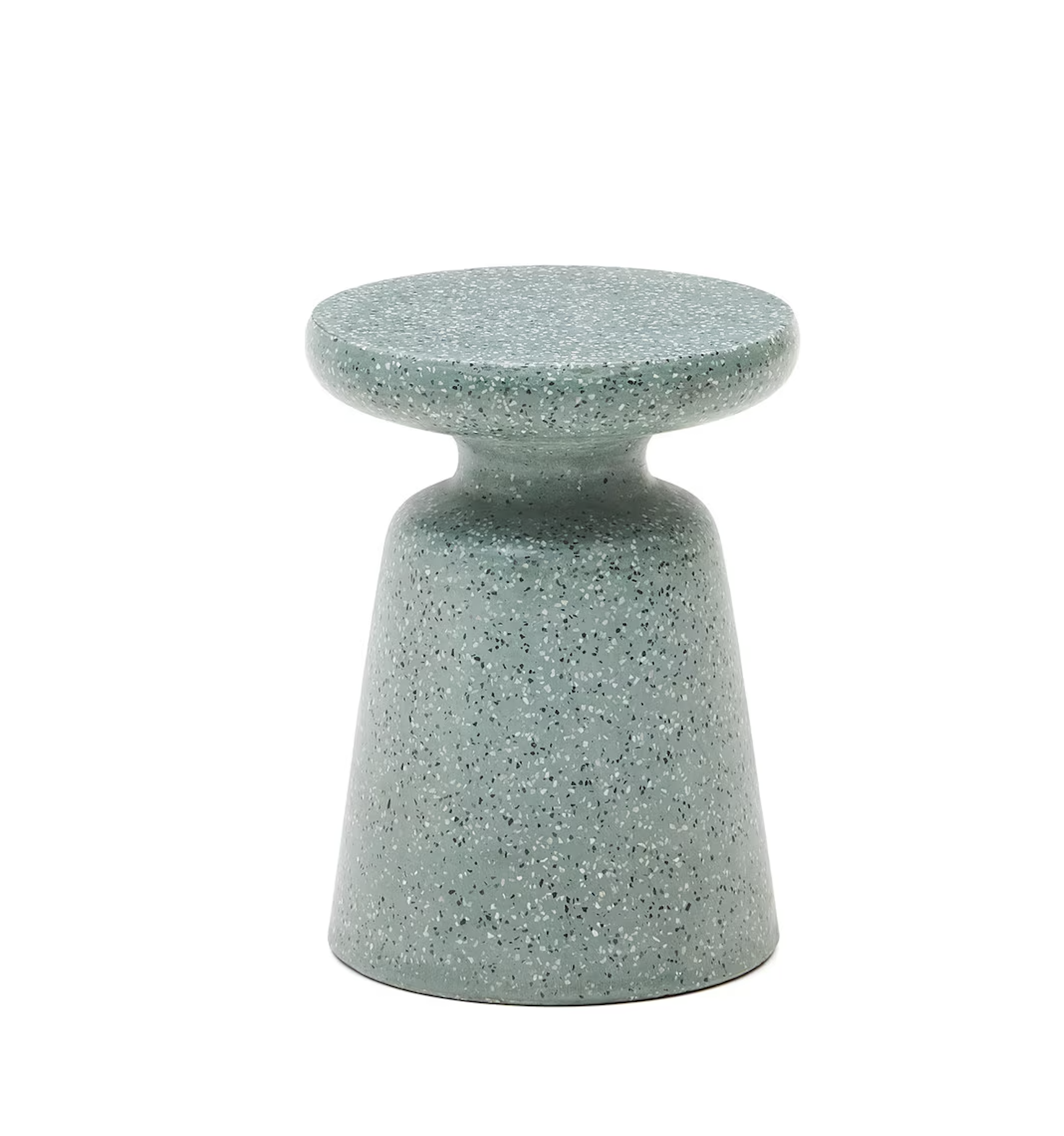 Terrazzo Side Table/ Stool Green