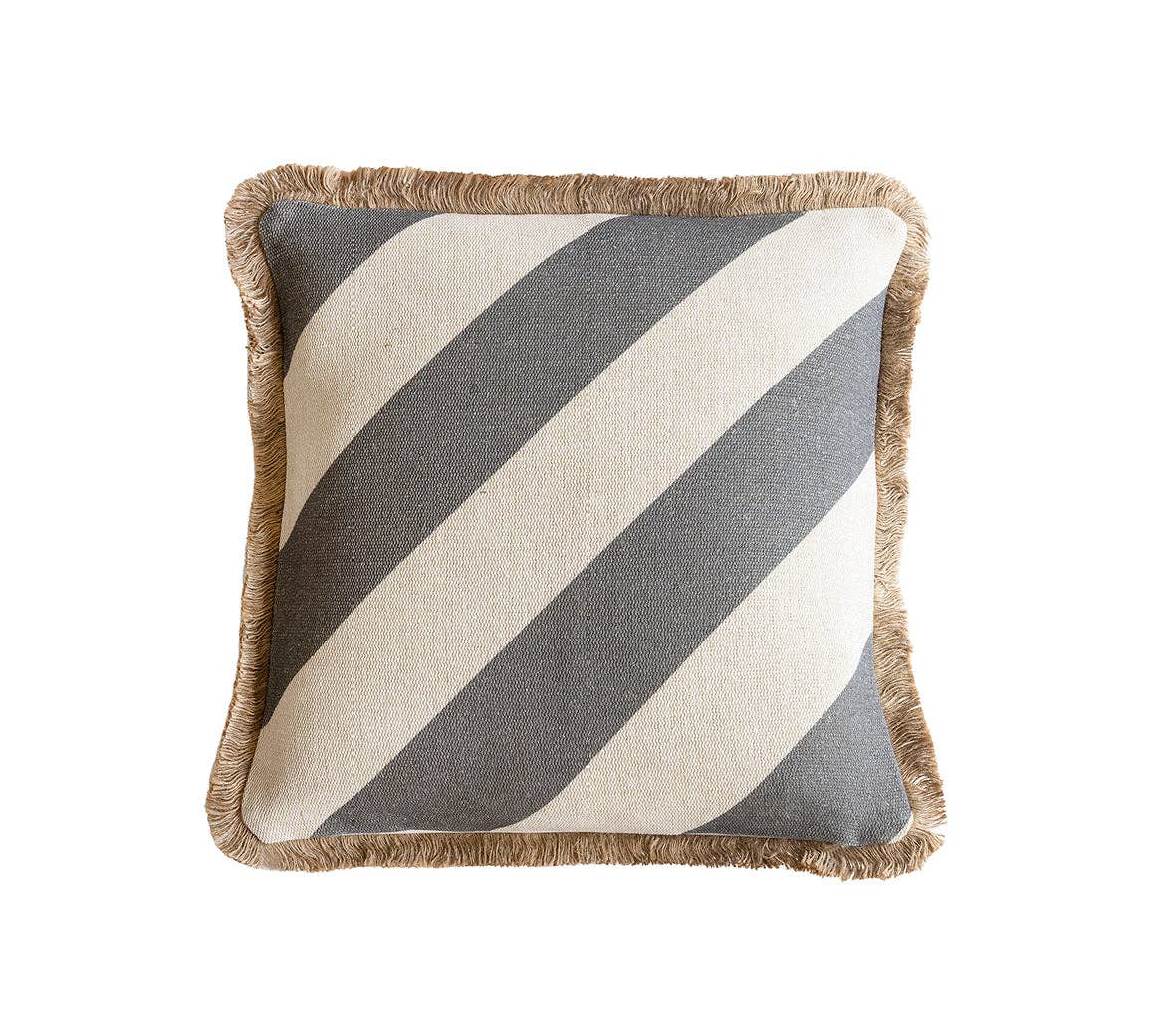 WHOLESALE Grey Diagonal Cushion - Cover Only