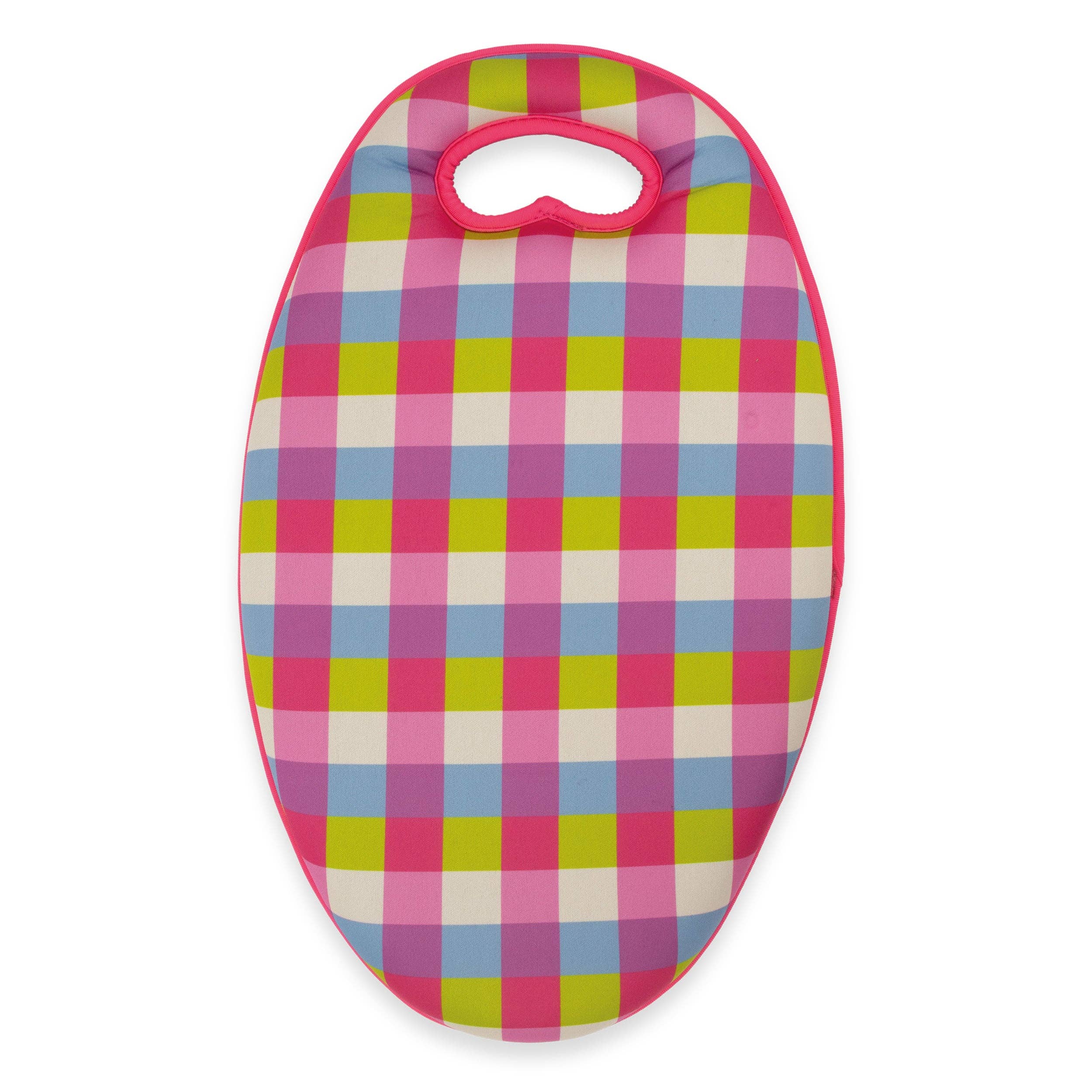 Willow and Belle Garden Kneeler - Pink Gingham Design - Padded Memory Foam
