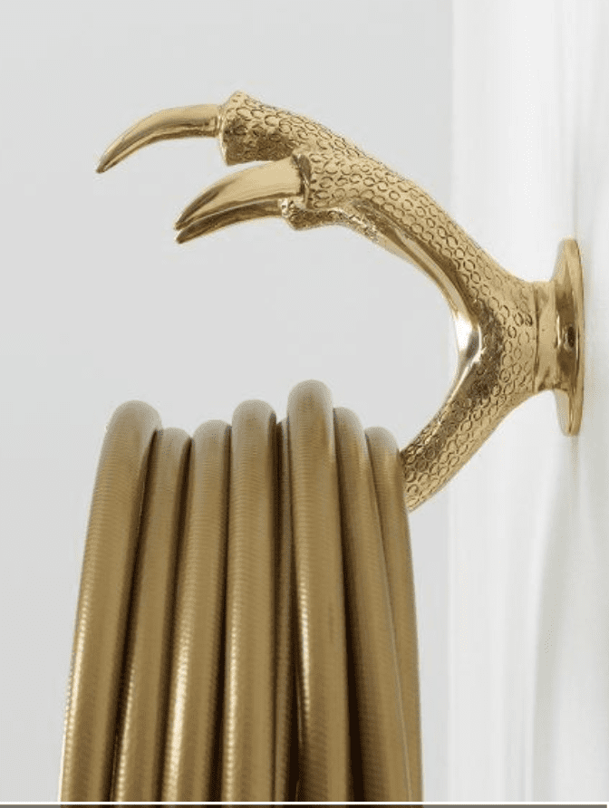 Claw Hose Wall Mount Gold