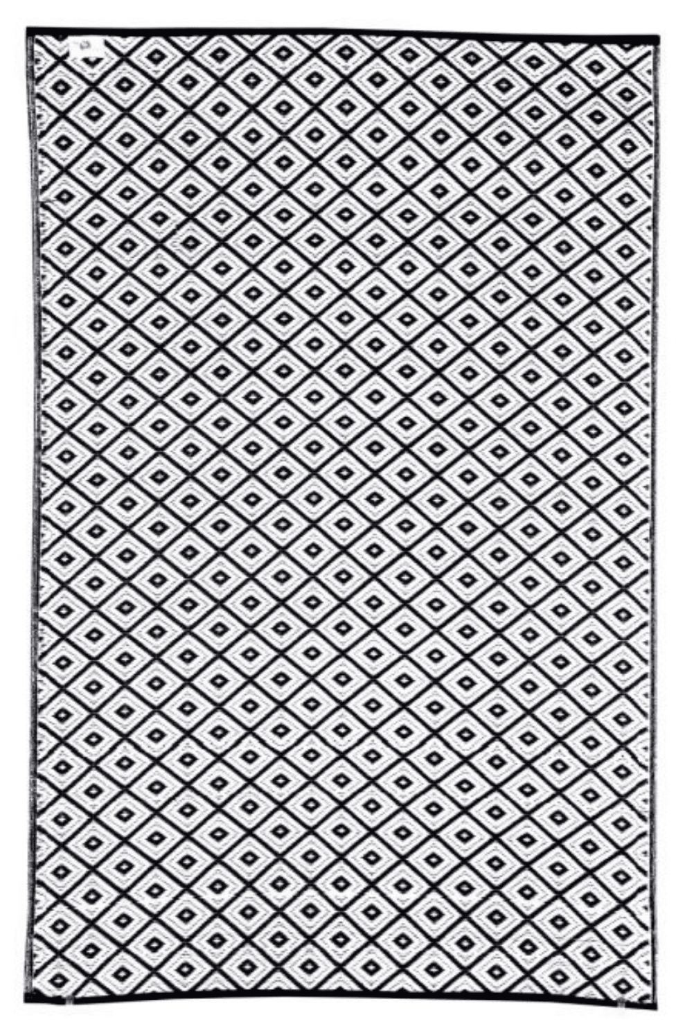 Kimberly Black & White outdoor rug