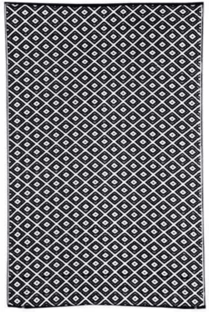 Kimberly Black & White outdoor rug